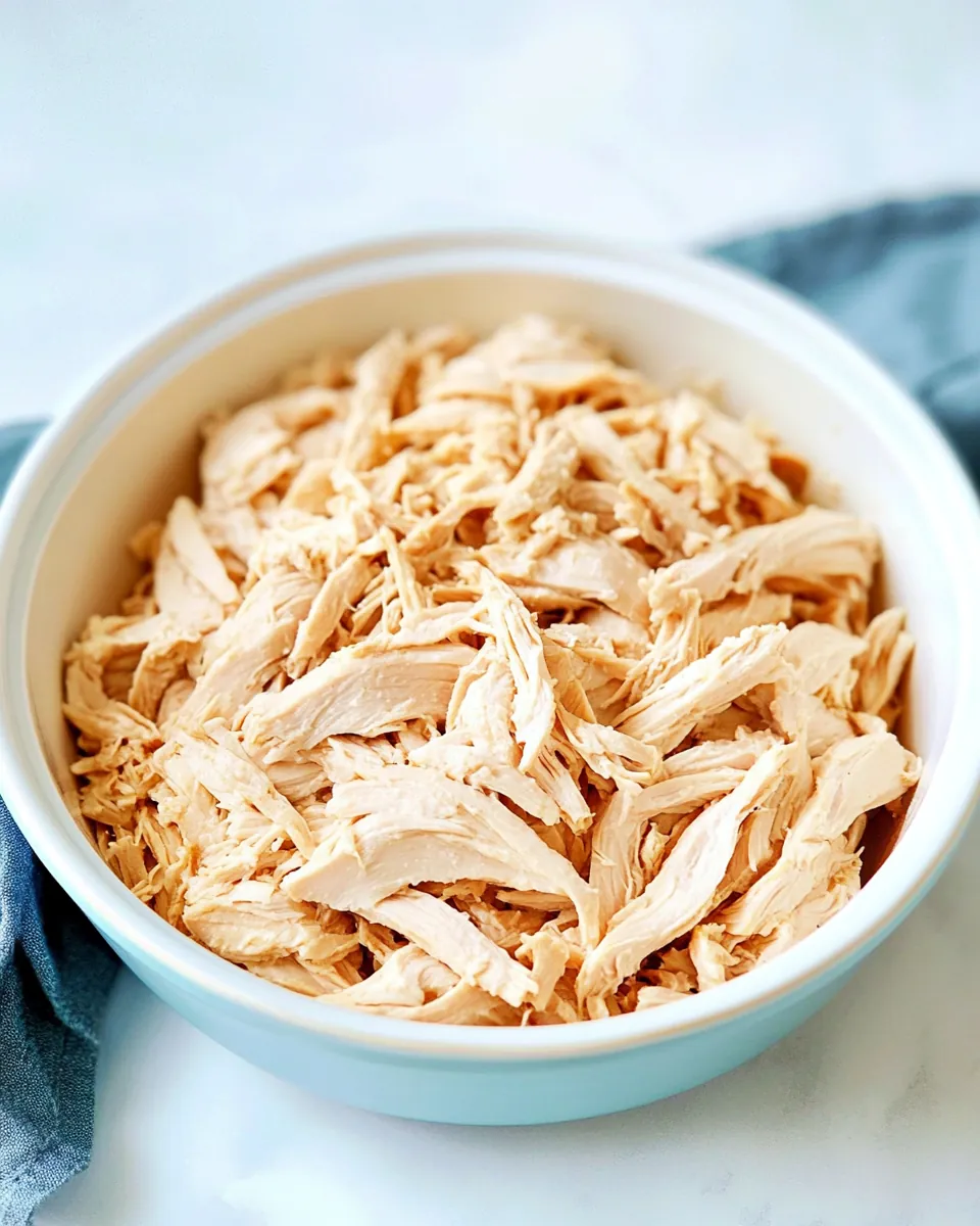 Crockpot Shredded Chicken
