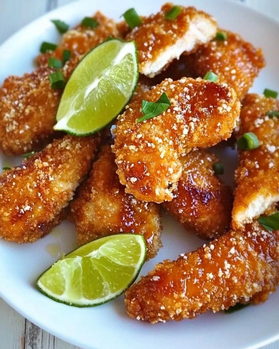 Crunchy Honey Lime Chicken