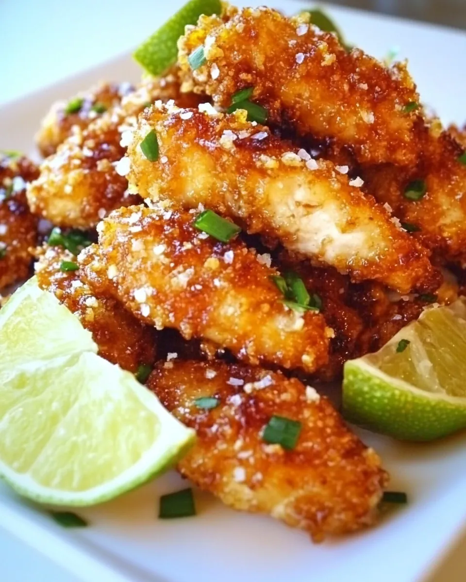 Crunchy Honey Lime Chicken