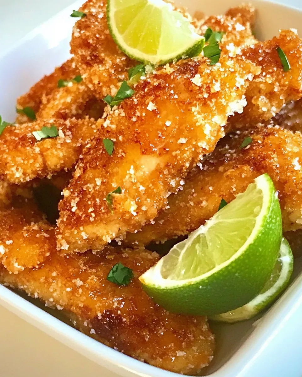 Crunchy Honey Lime Chicken
