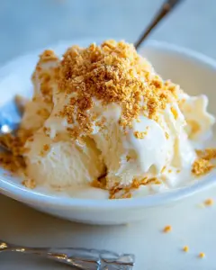 Crunchy Ice Cream Dessert