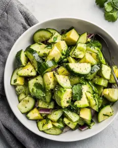 Cucumber Avocado Salad
