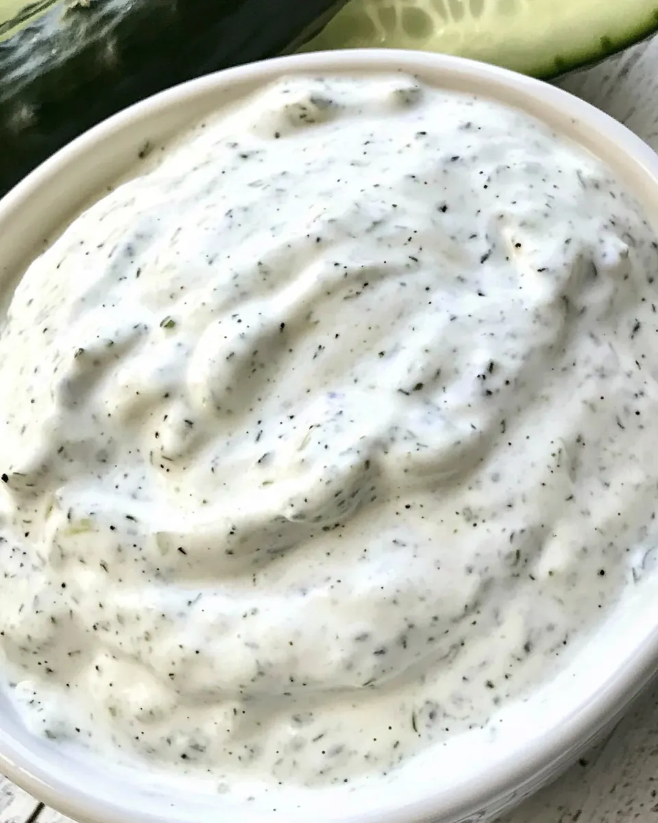 Cucumber Dip Recipe