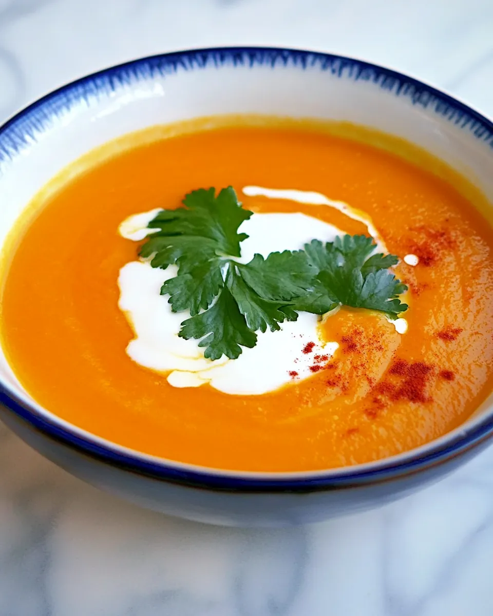 Curried Carrot and Ginger Soup