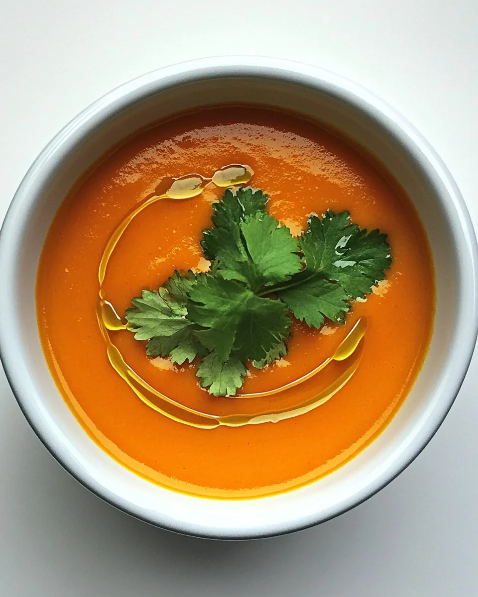 Curried Carrot and Ginger Soup