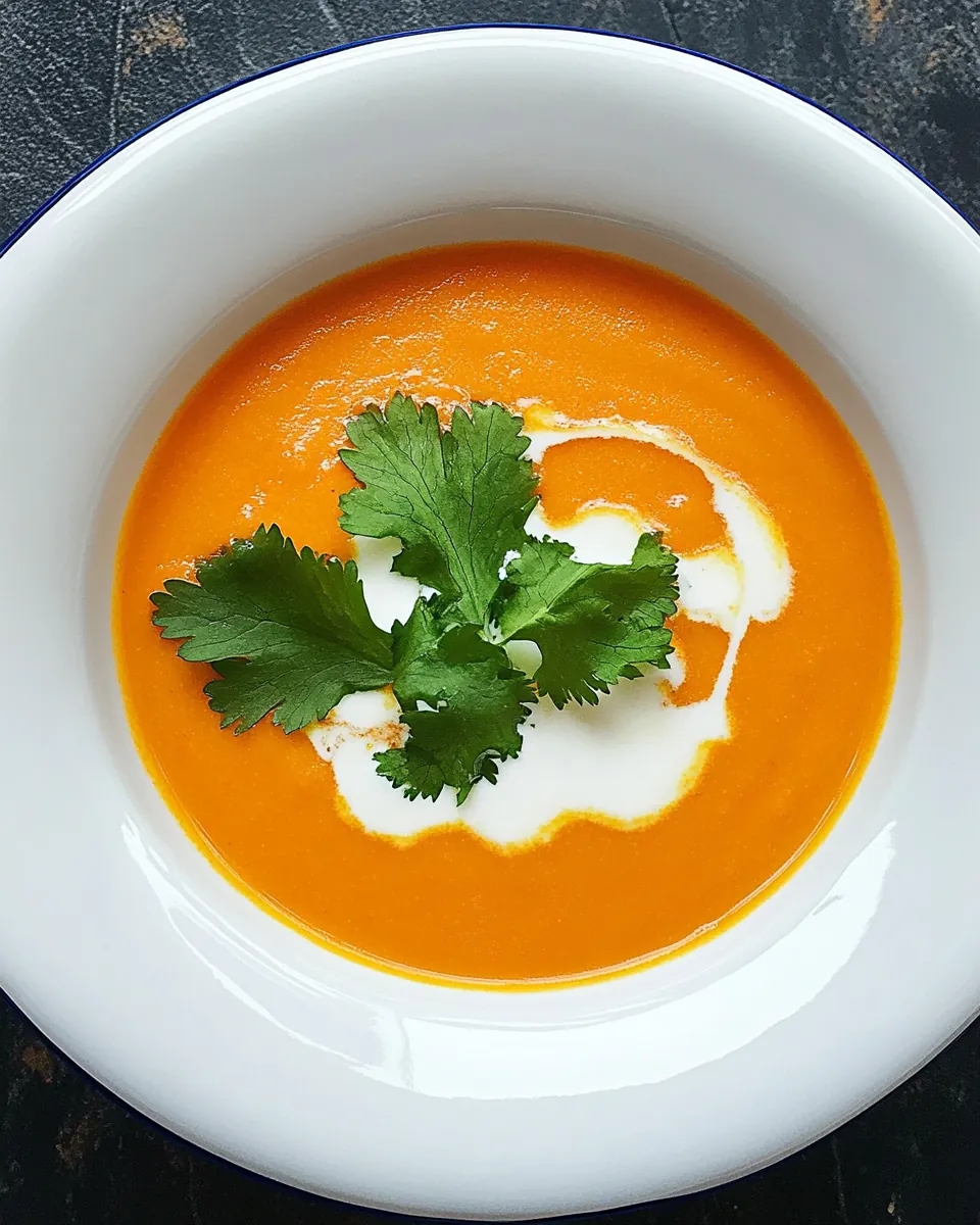 Curried Carrot and Ginger Soup