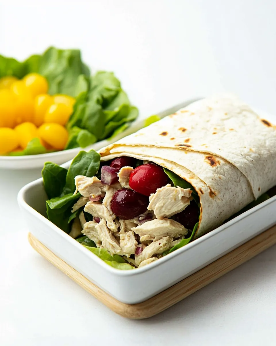 Curried Chicken Salad Lunch Wrap