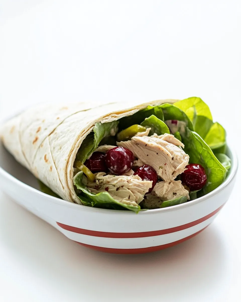 Curried Chicken Salad Lunch Wrap