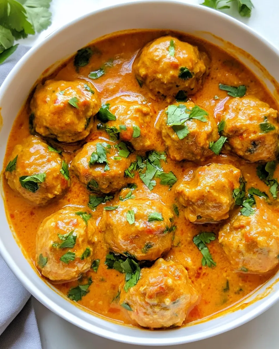 Curry Chicken Meatballs