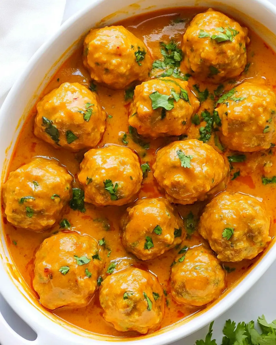 Curry Chicken Meatballs