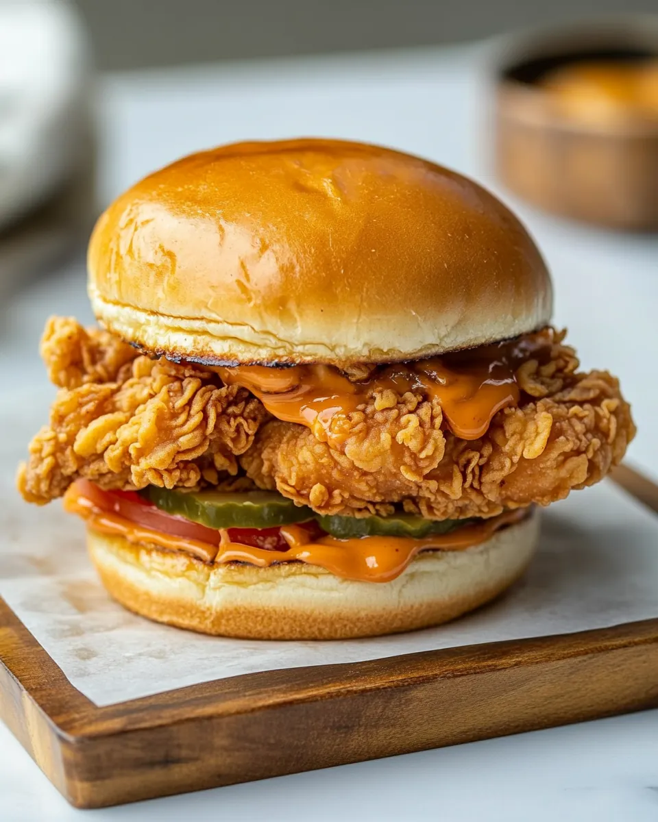 DIY Popeyes Chicken Sandwich