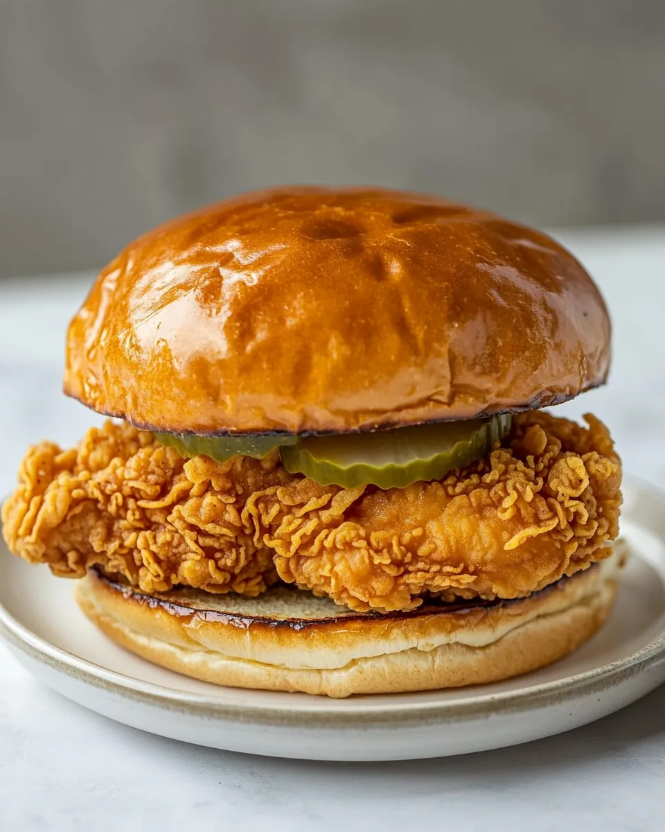 DIY Popeyes Chicken Sandwich