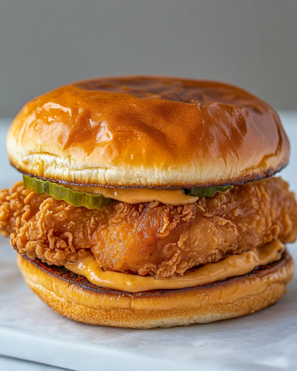 DIY Popeyes Chicken Sandwich