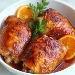 Date Glazed Orange Chicken