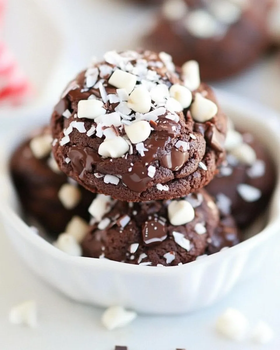 Deep Dish Chocolate Truffle Cookies