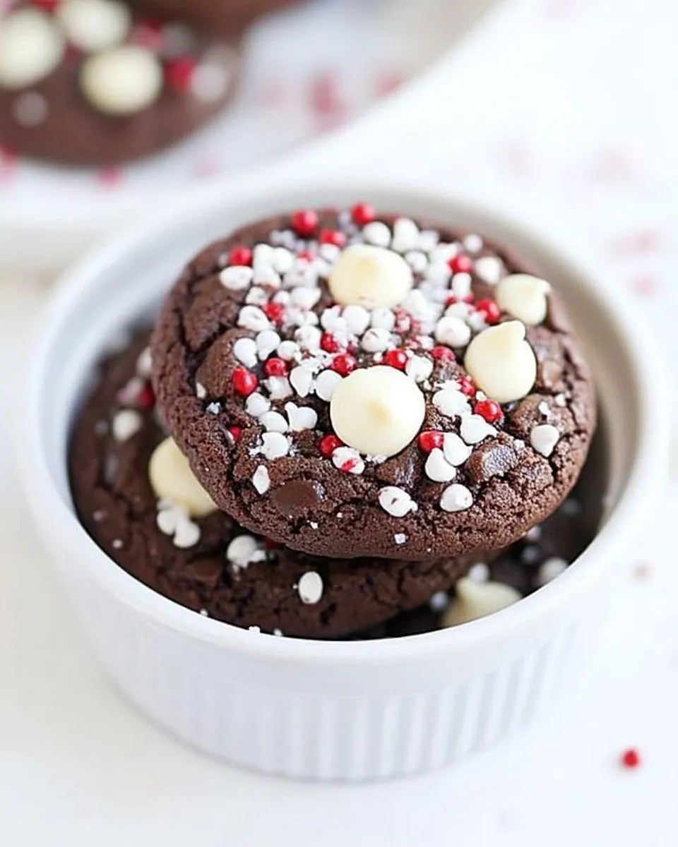 Deep Dish Chocolate Truffle Cookies