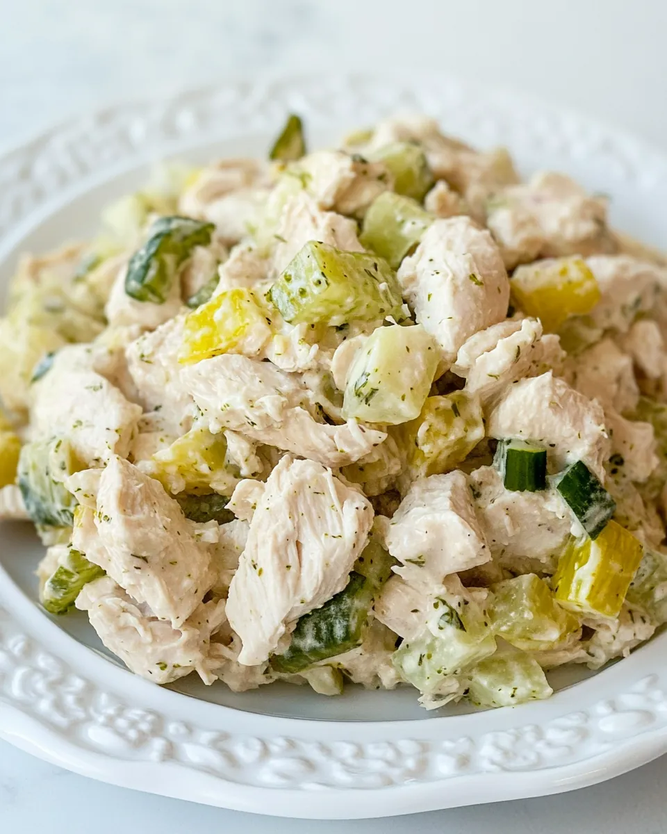 Dill Pickle Chicken Salad