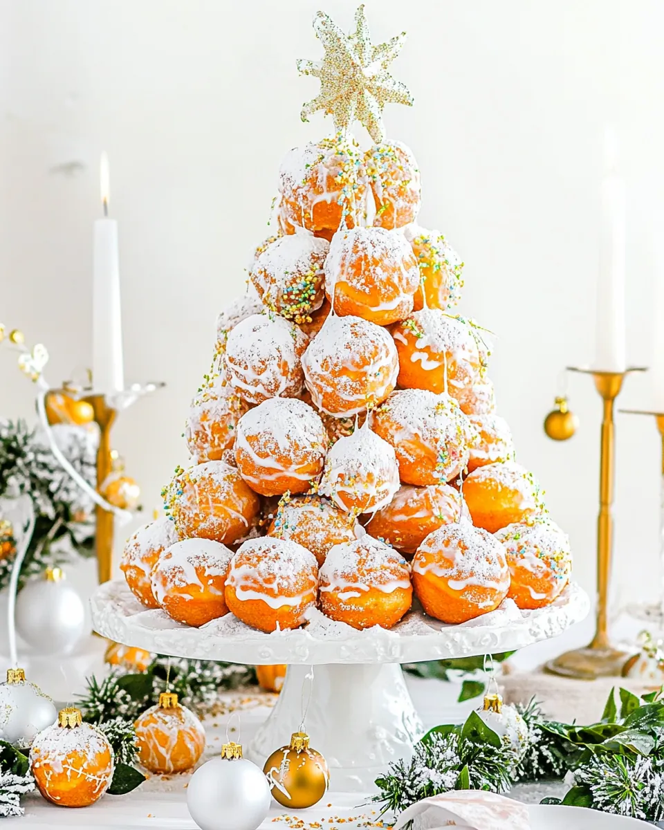 Donut Hole Christmas Tree
