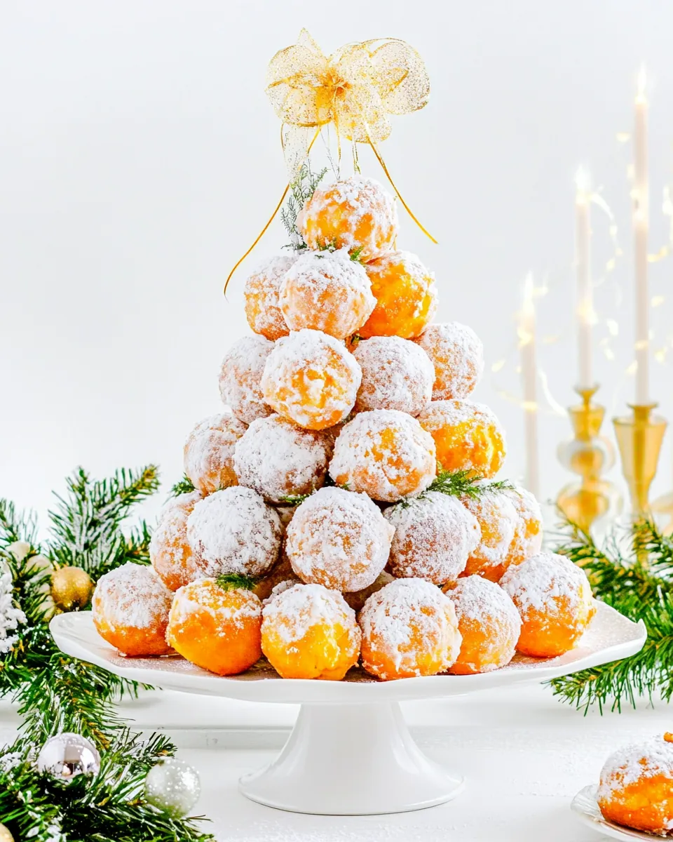 Donut Hole Christmas Tree