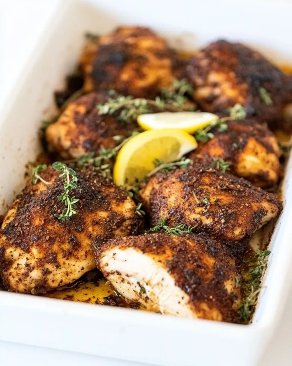 Dry Rub Baked Chicken