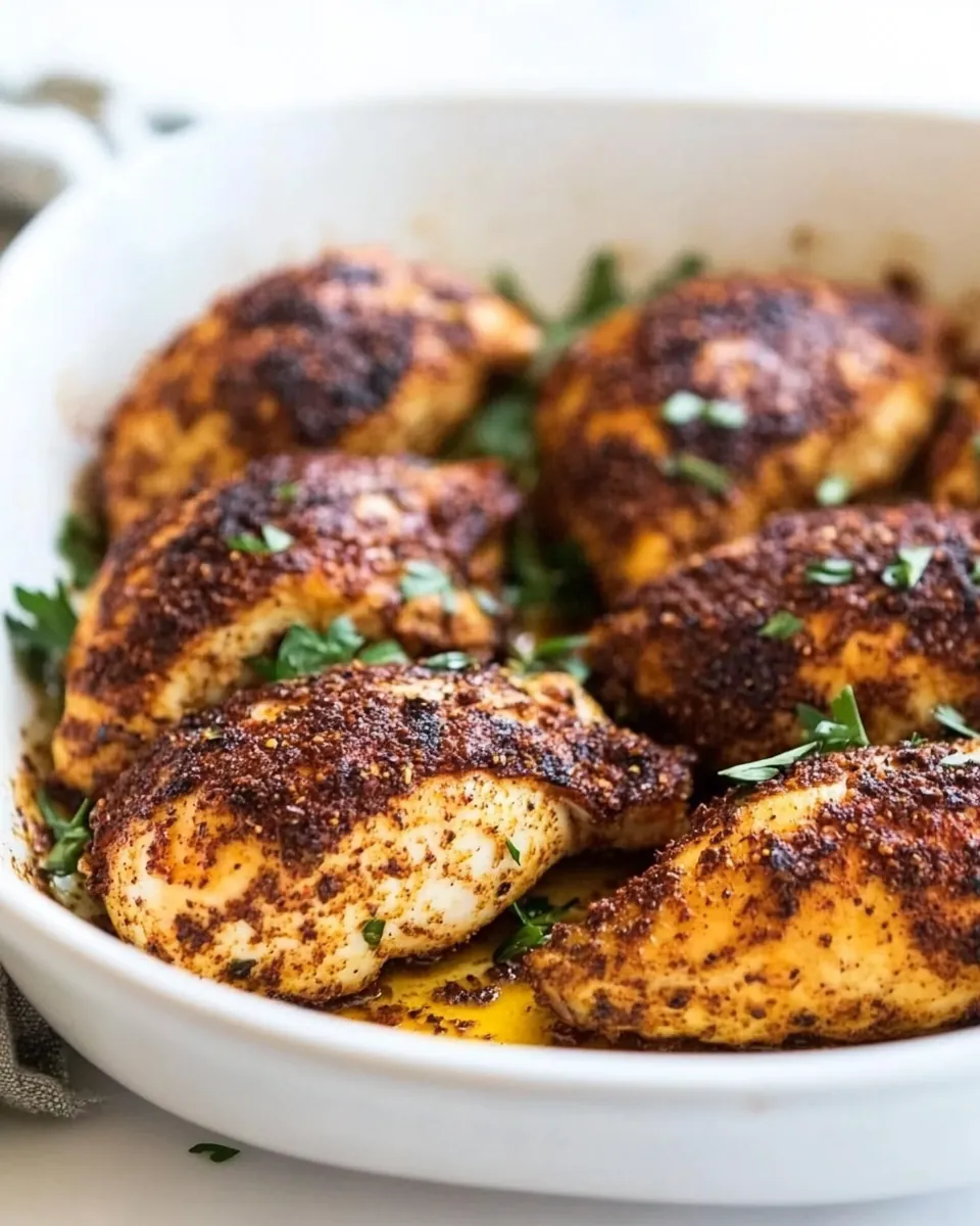 Dry Rub Baked Chicken