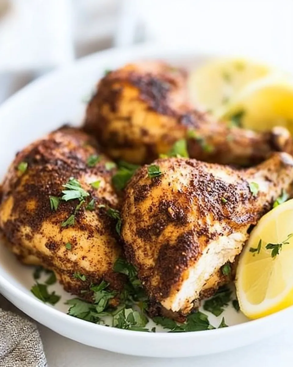 Dry Rub Baked Chicken