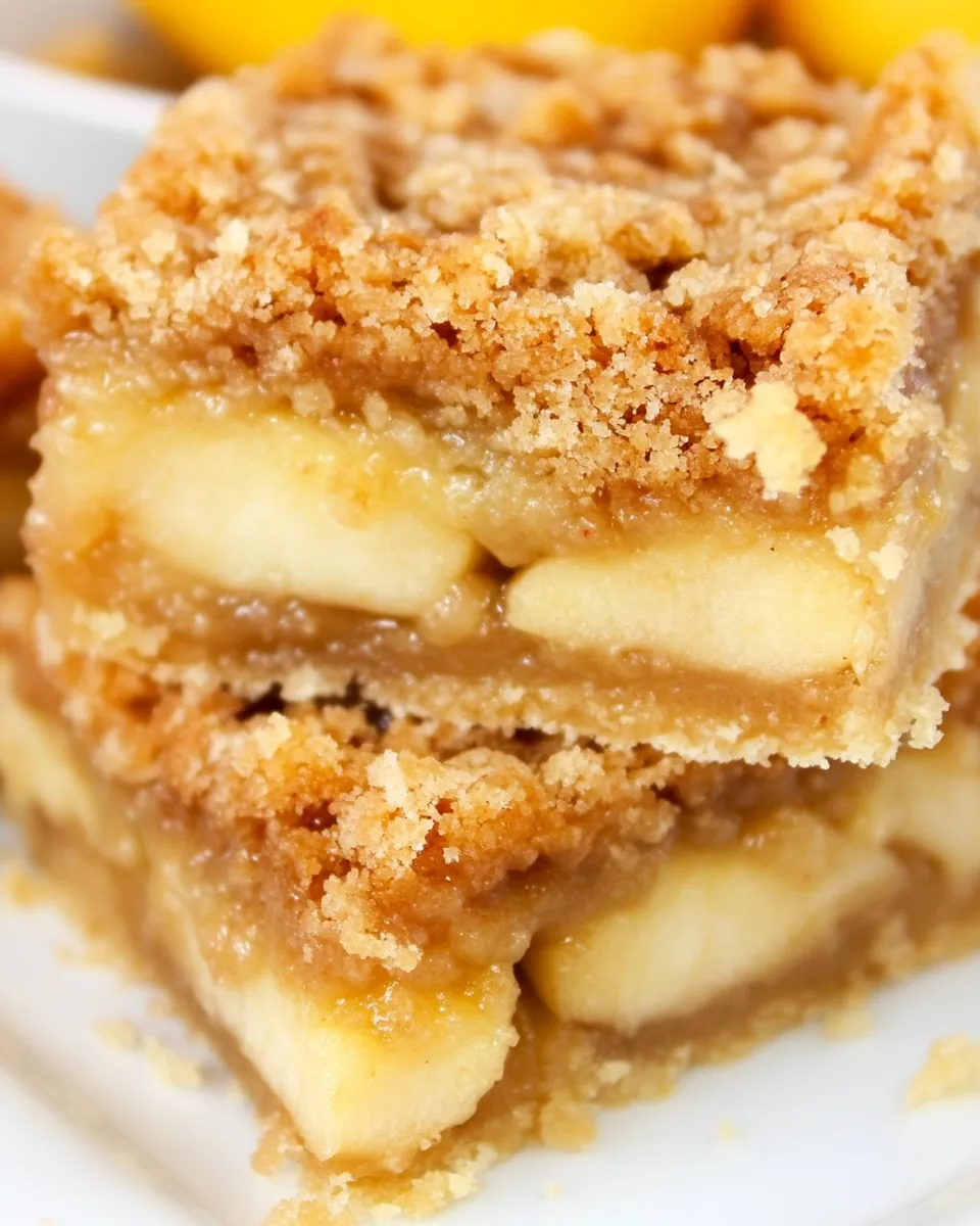Dutch Apple Pie Bars