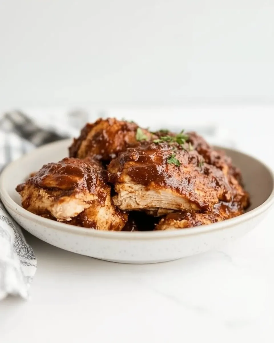Easiest Instant Pot BBQ Chicken