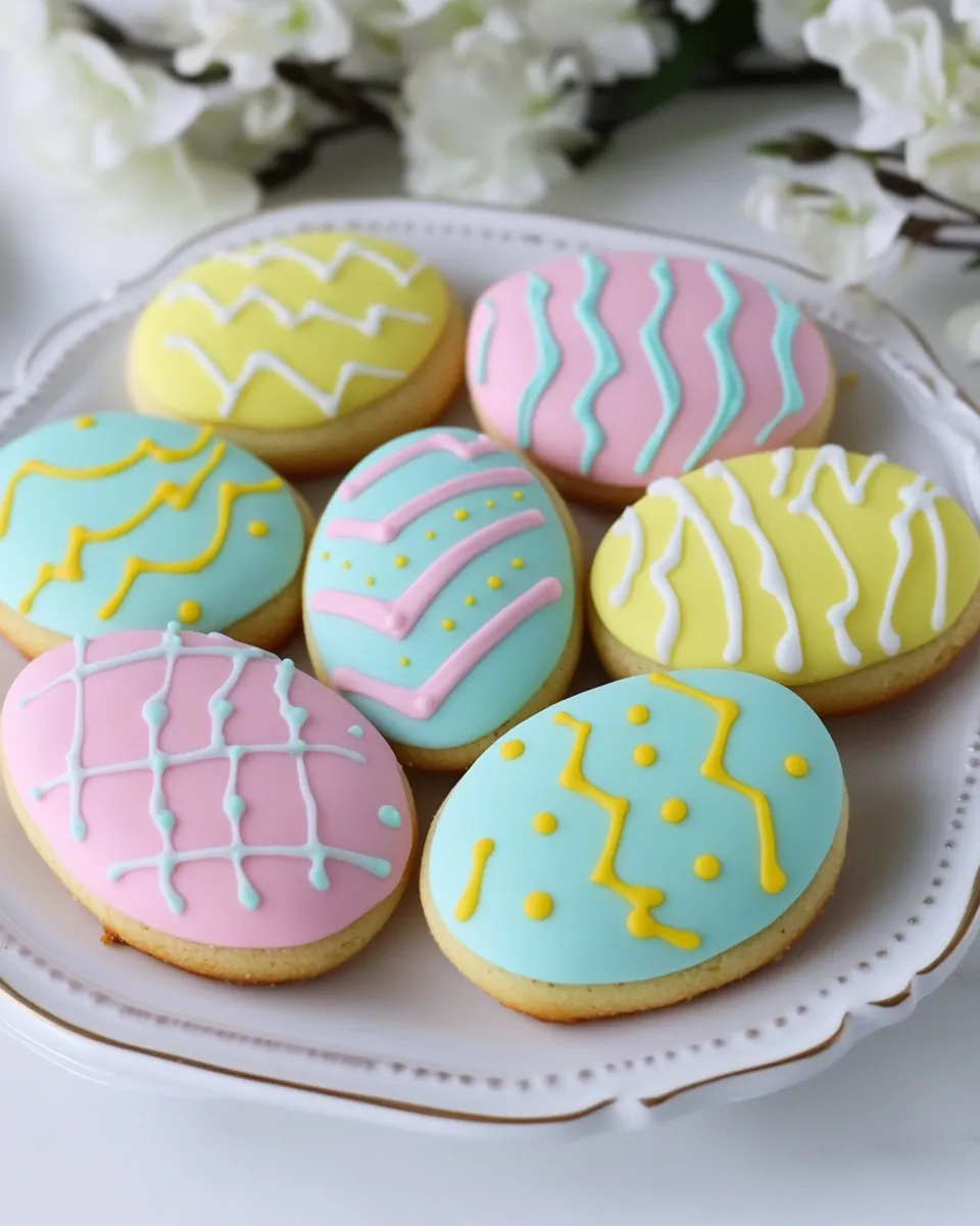 Easter Egg Sugar Cookies