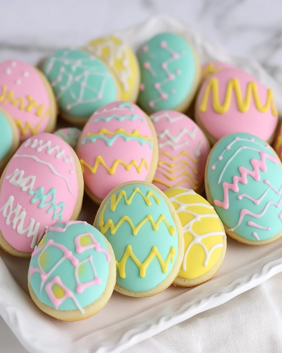 Easter Egg Sugar Cookies
