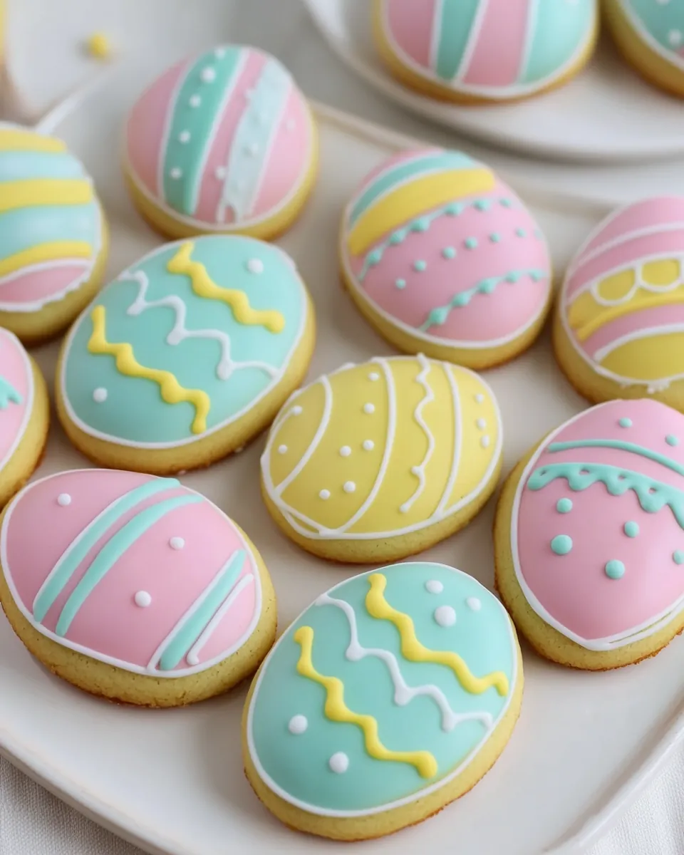 Easter Egg Sugar Cookies