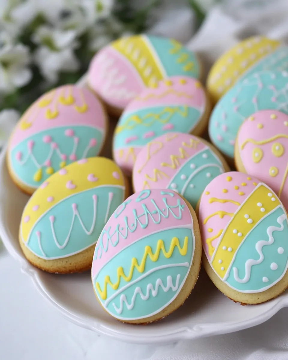 Easter Egg Sugar Cookies