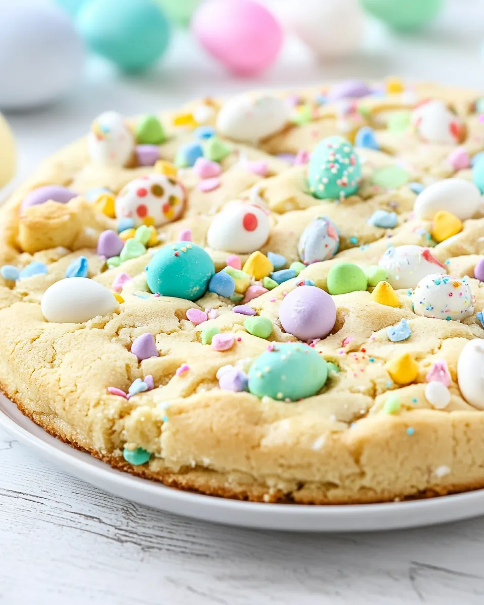 Easter Sugar Cookie Cake