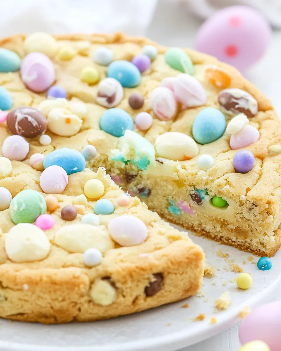 Easter Sugar Cookie Cake