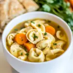 Easy 30 Minute Homemade Chicken Tortellini Soup