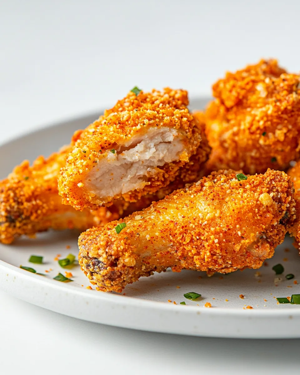 Easy Air Fryer Breaded Chicken Wings
