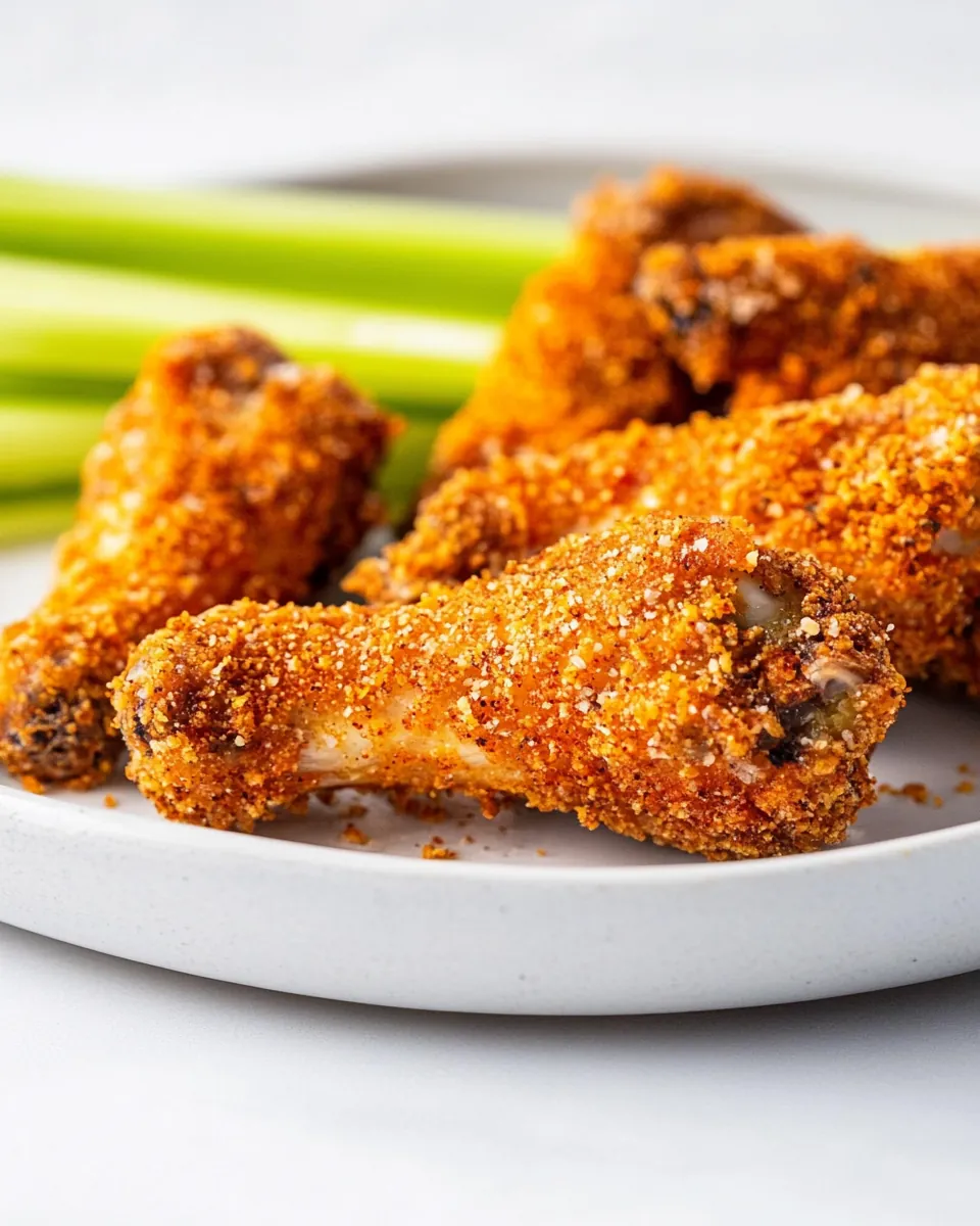 Easy Air Fryer Breaded Chicken Wings