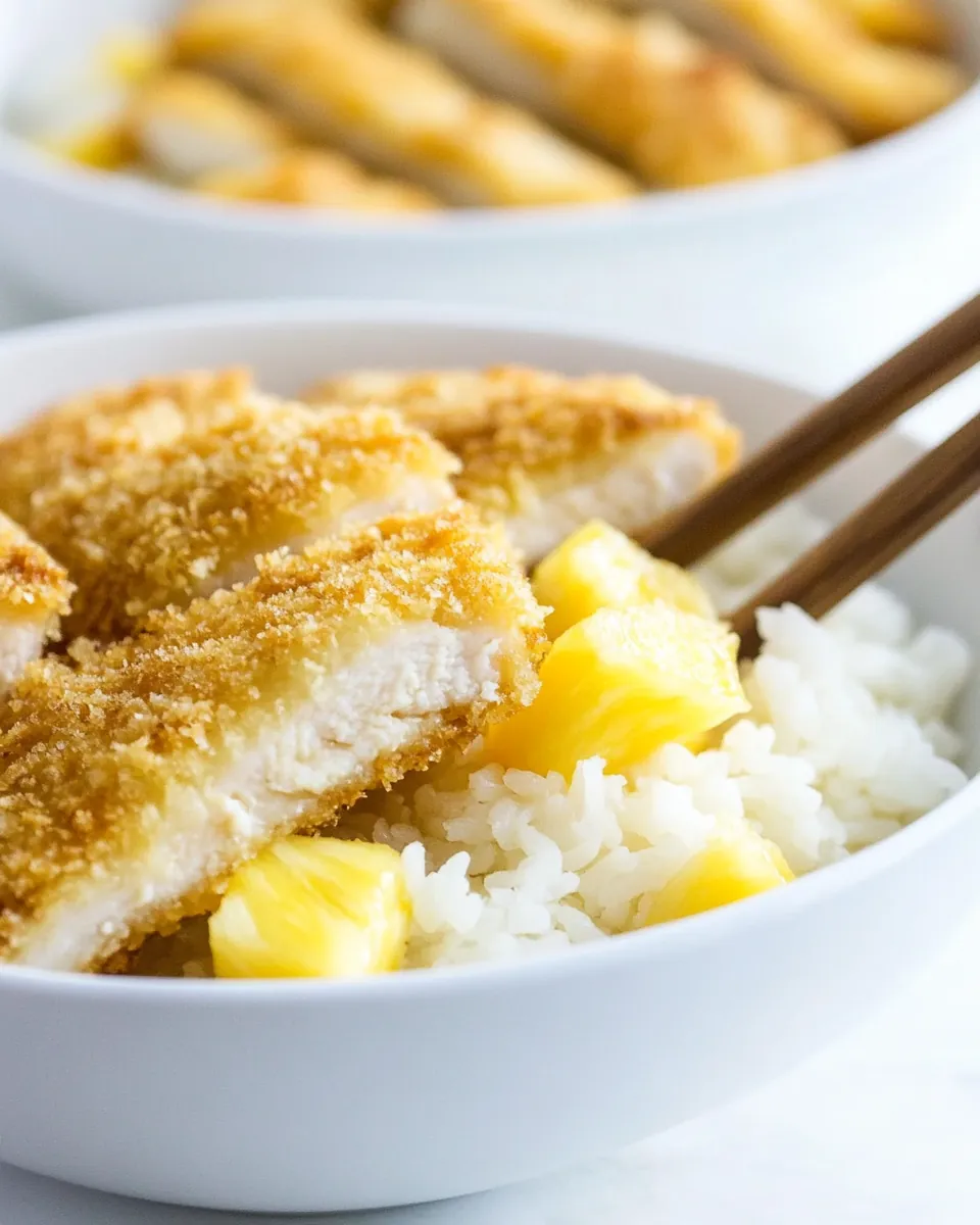 Easy Baked Chicken Katsu