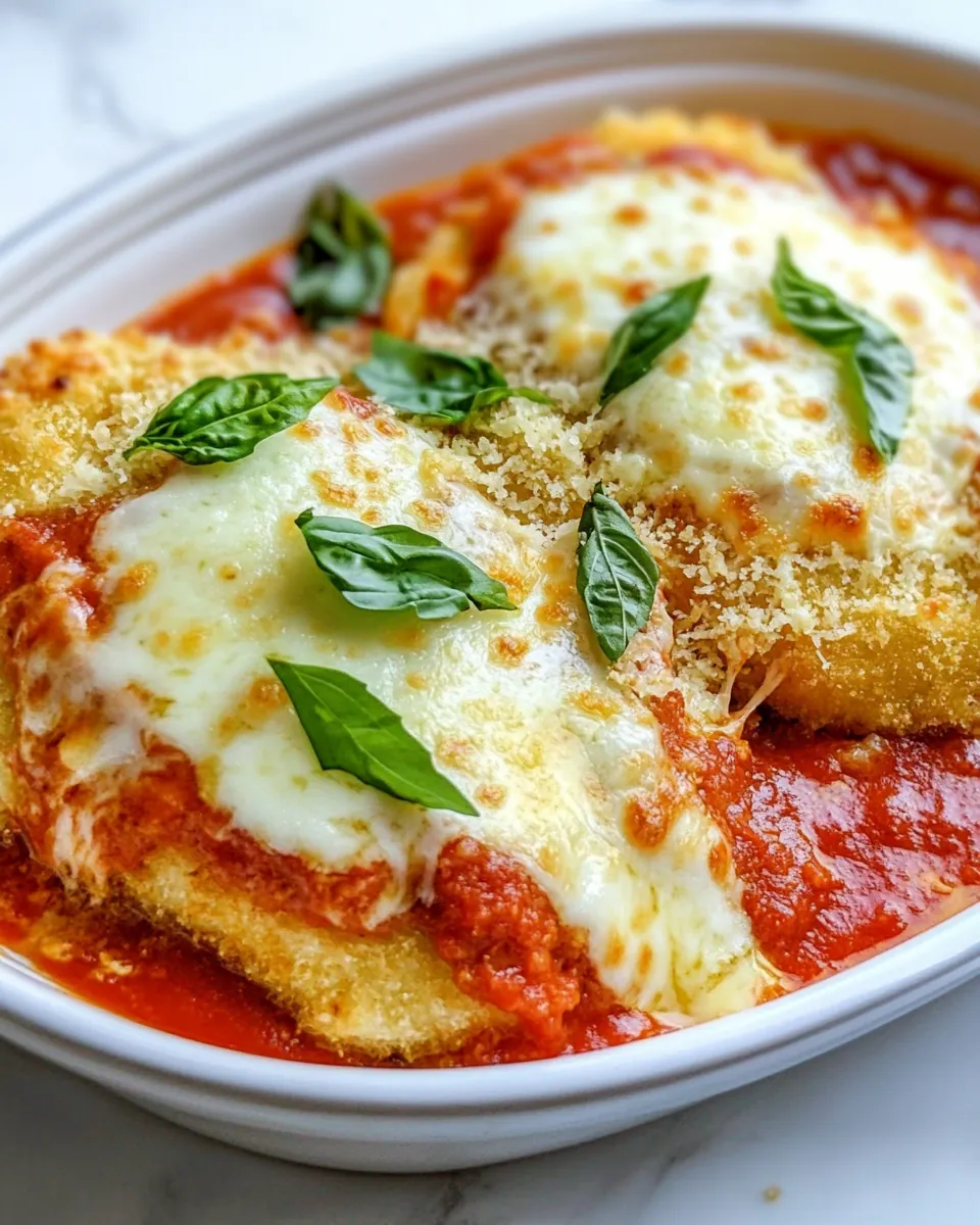 Easy Baked Chicken Parmesan