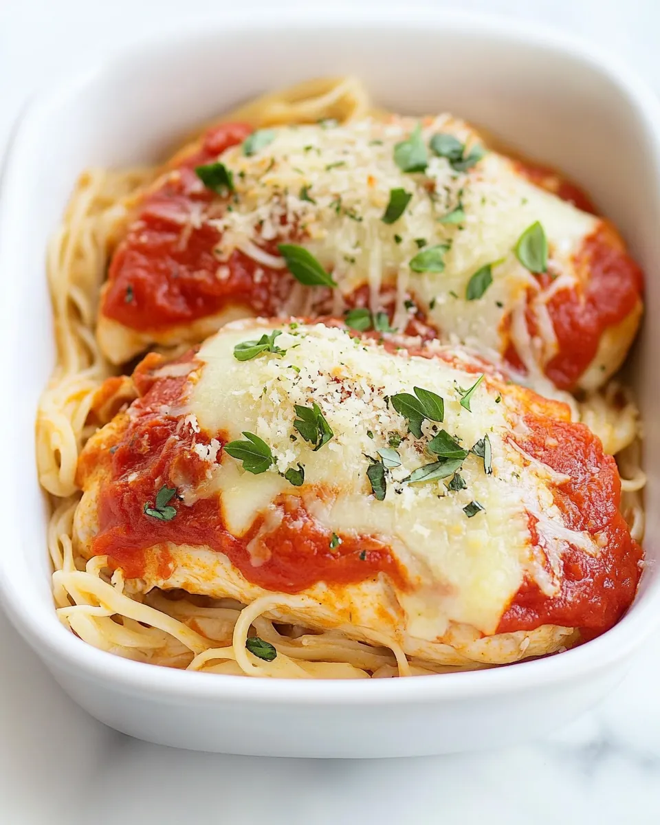 Easy Baked Chicken Parmesan
