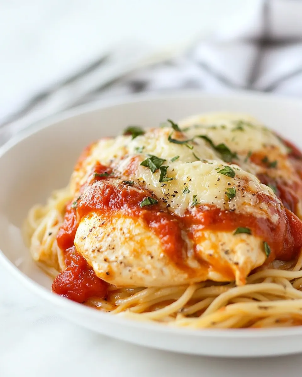 Easy Baked Chicken Parmesan