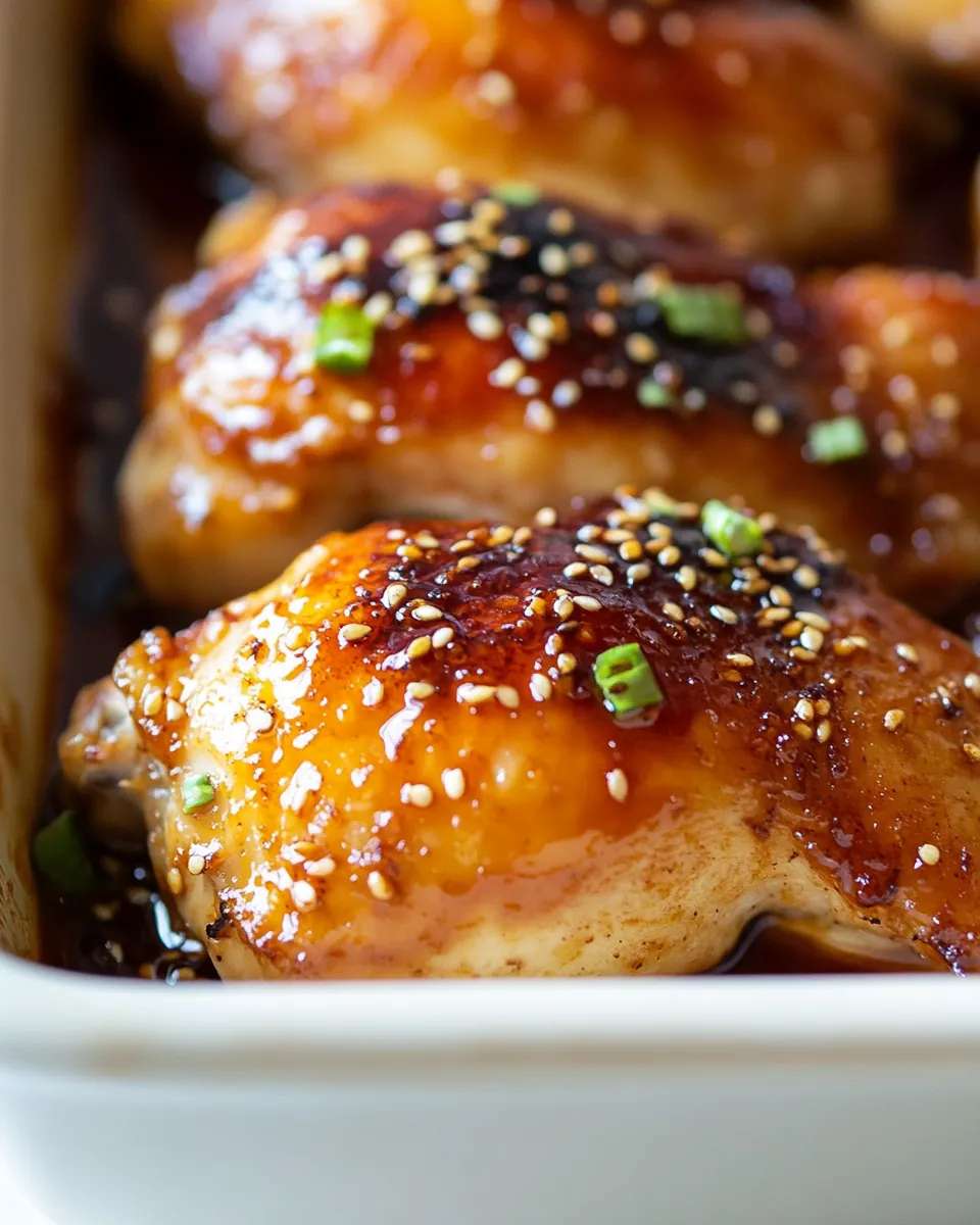 Easy Baked Honey Garlic Chicken