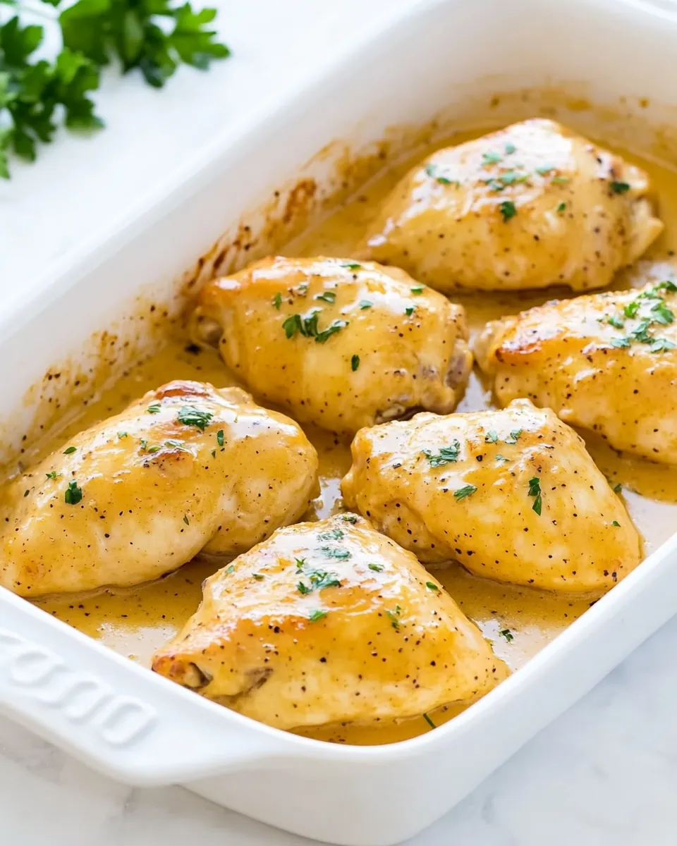 Easy Baked Honey Mustard Chicken