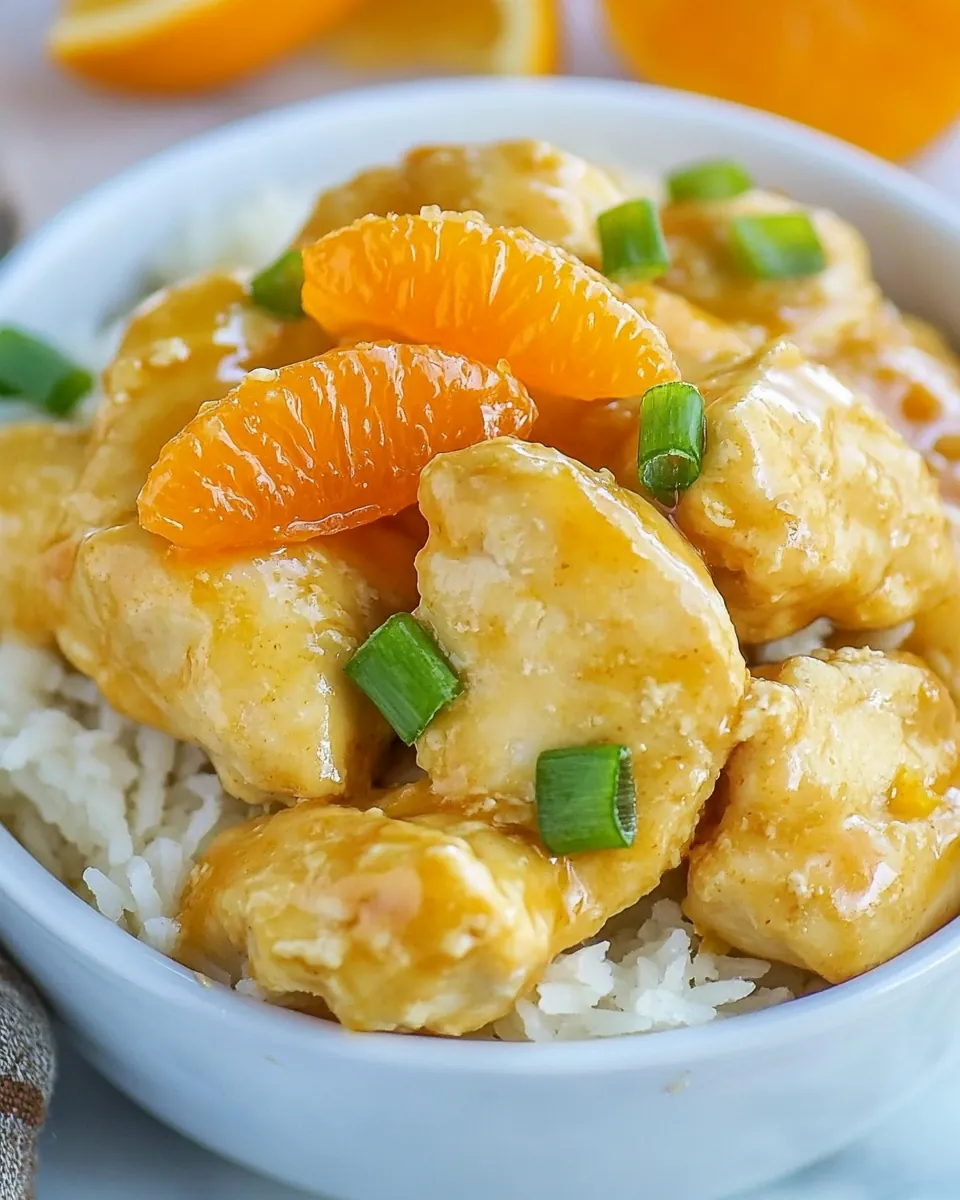 Easy Baked Orange Chicken