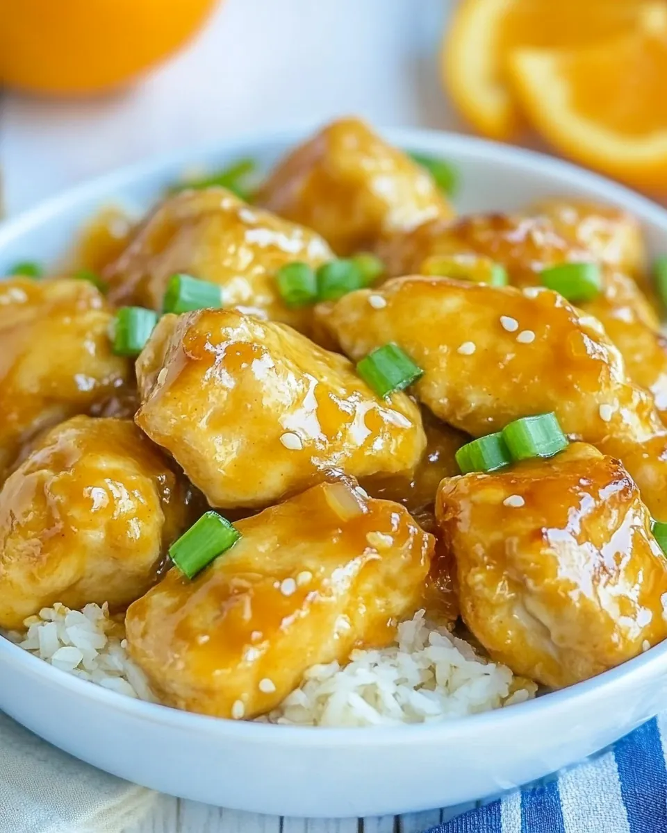 Easy Baked Orange Chicken