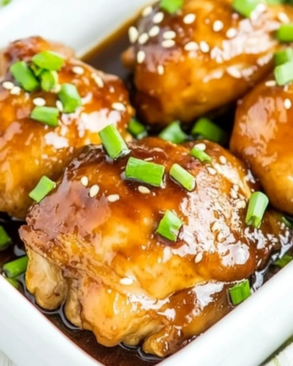 Easy Baked Teriyaki Chicken Thighs