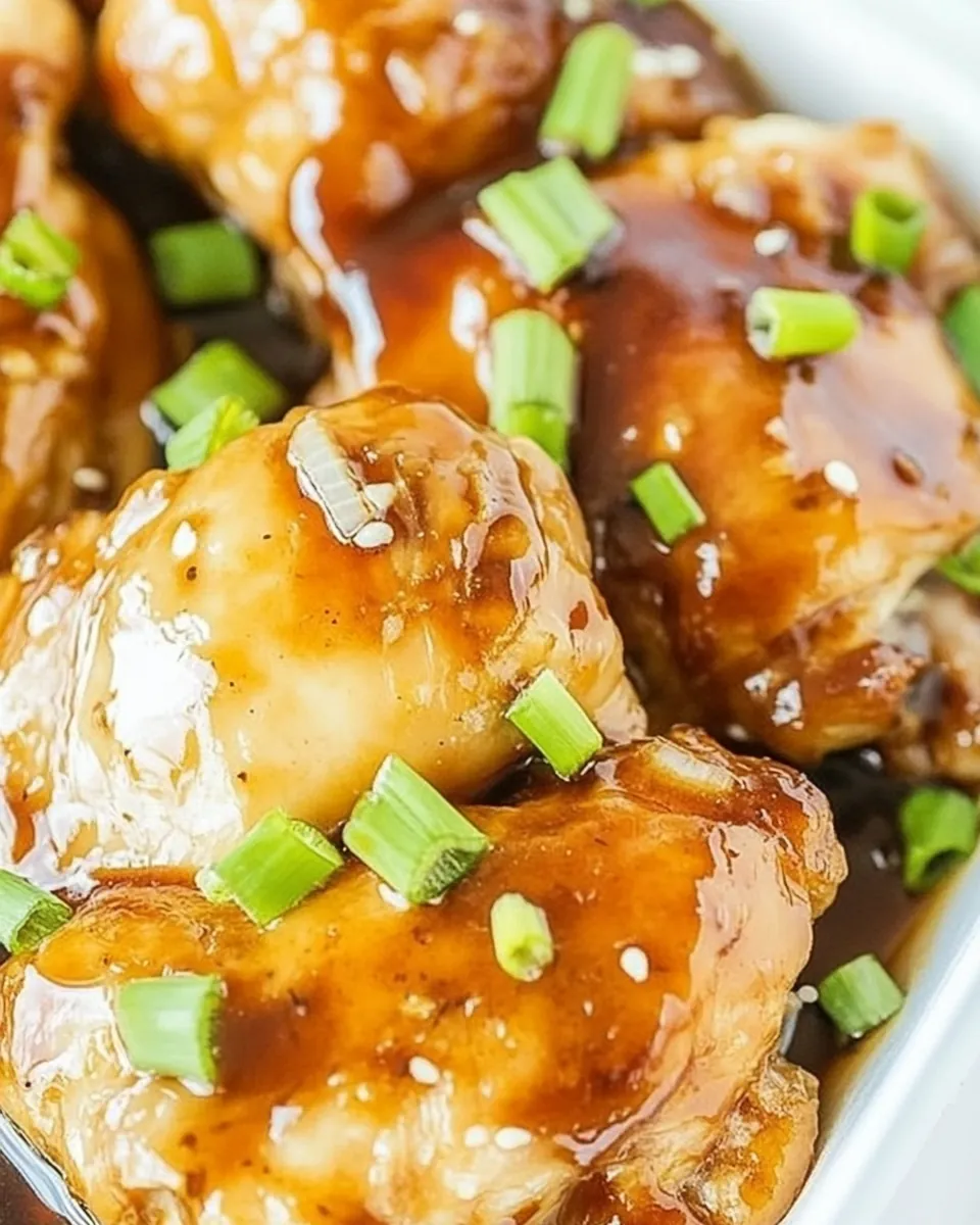Easy Baked Teriyaki Chicken Thighs