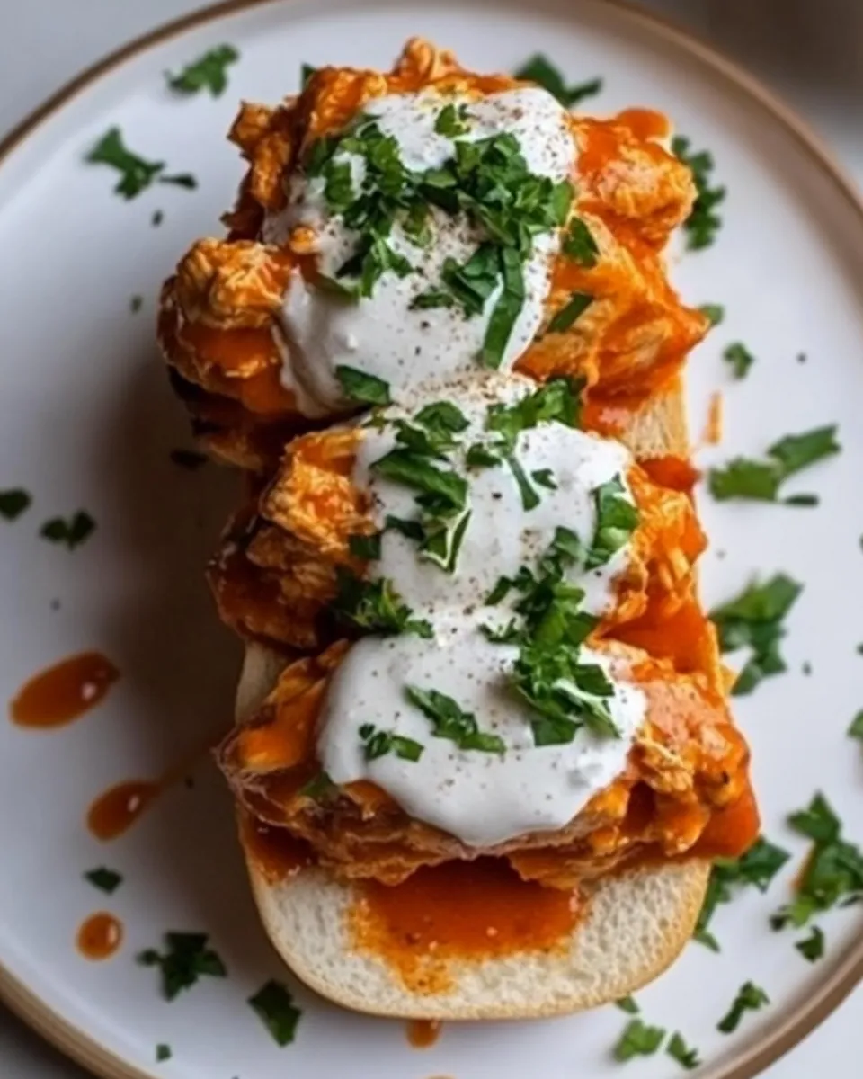 Easy Buffalo Chicken Sliders