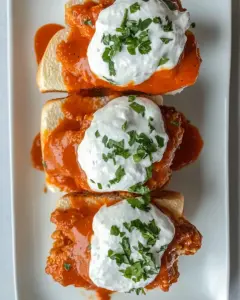 Easy Buffalo Chicken Sliders