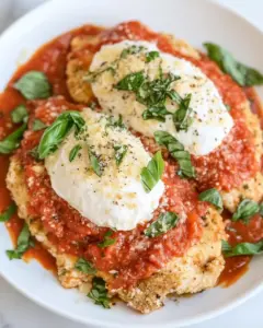 Easy Burrata Chicken Parmesan